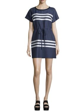 Jil Sander Navy Striped Shirt Dress Size IT 36 US 4